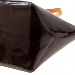 Pre Owned حقيبة لوي فيتون بلفو فيرنيه مونوغرامية عنابية PM