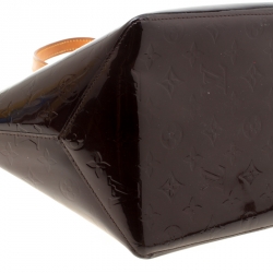 Pre Owned حقيبة لوي فيتون بلفو فيرنيه مونوغرامية عنابية PM