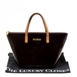 Pre Owned حقيبة لوي فيتون بلفو فيرنيه مونوغرامية عنابية PM