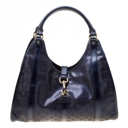 Pre Owned Gucci Purple GG Coated Canvas Medium Joy Shoulder Bag