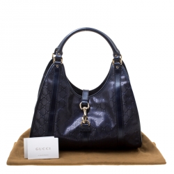 Pre Owned Gucci Purple GG Coated Canvas Medium Joy Shoulder Bag
