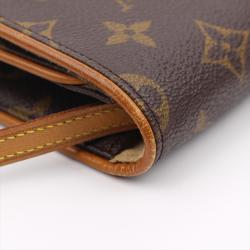 Pre Owned Louis Vuitton Monogram Canvas Pochette Twin GM Bag