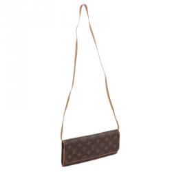 Pre Owned Louis Vuitton Monogram Canvas Pochette Twin GM Bag