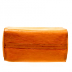 Pre Owned Louis Vuitton Mandarin Epi Leather Speedy 25