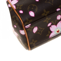 Pre Owned Louis Vuitton Monogram Canvas Limited Edition Cherry Blossom Sac Retro PM Bag