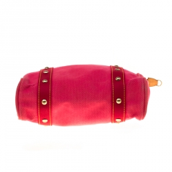 Pre Owned Louis Vuitton Pink Canvas Antigua Cabas MM Bag