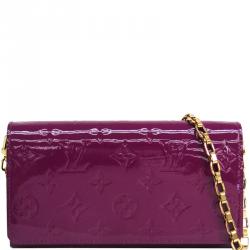 مملوكة مسبقًا محفظة لوي فيتون شين فيرنيه مونوغرامية بنفسجية