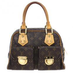 Pre Owned Louis Vuitton Monogram Canvas Manhattan PM Satchel