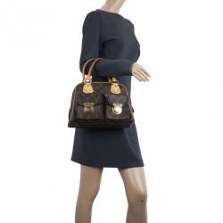 Pre Owned Louis Vuitton Monogram Canvas Manhattan PM Satchel