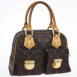 Pre Owned Louis Vuitton Monogram Canvas Manhattan PM Satchel