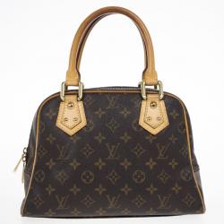 Pre Owned Louis Vuitton Monogram Canvas Manhattan PM Satchel