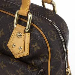 Pre Owned Louis Vuitton Monogram Canvas Manhattan PM Satchel