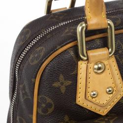 Pre Owned Louis Vuitton Monogram Canvas Manhattan PM Satchel