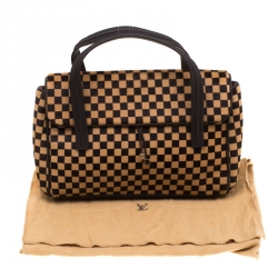 Pre Owned حقيبة لوي فيتون ليوني سباون إصدار محدود شعر عجل سوفاج داميه