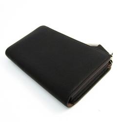 Louis Vuitton Noir Veau Cachemire Calfskin Leather Comete Wallet