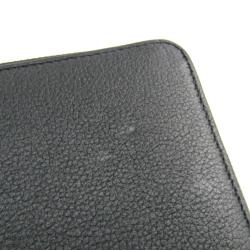 Louis Vuitton Noir Veau Cachemire Calfskin Leather Comete Wallet