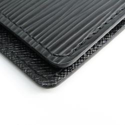 Pre Owned Louis Vuitton Noir Epi Leather Small Ring Agenda Cover