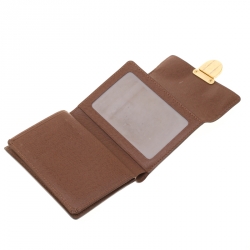 Louis Vuitton Brown Monogram Canvas Joey Wallet