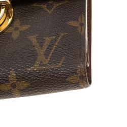Louis Vuitton Brown Monogram Canvas Joey Wallet