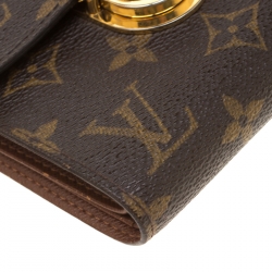 Louis Vuitton Brown Monogram Canvas Joey Wallet