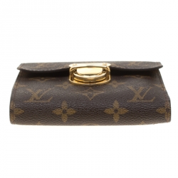 Louis Vuitton Brown Monogram Canvas Joey Wallet
