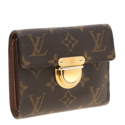 Louis Vuitton Brown Monogram Canvas Joey Wallet