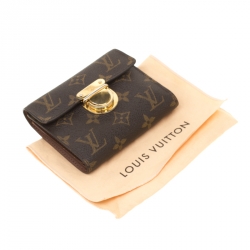 Louis Vuitton Brown Monogram Canvas Joey Wallet