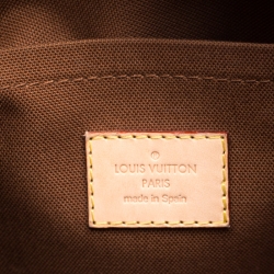 Pre Owned Louis Vuitton Brown Monogram Coated Canvas PM Odeon Crossbody Bag