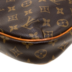 Pre Owned Louis Vuitton Brown Monogram Coated Canvas PM Odeon Crossbody Bag