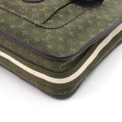 Louis Vuitton Green Monogram Mini Lin Mary Kate Bag