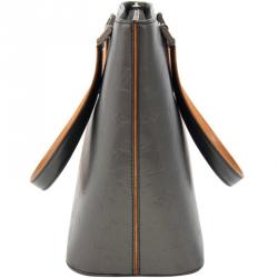 Louis Vuitton Prune Monogram Mat Leather Stockton Bag.  Luxury, Lot  #79053