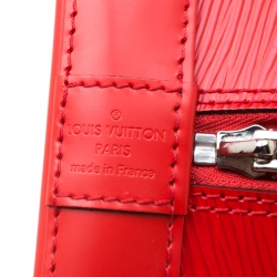 مملوكة مسبقًا حقيبة لوي فيتون ألما جلد أيبي فوشيا PM