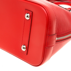 مملوكة مسبقًا حقيبة لوي فيتون ألما جلد أيبي فوشيا PM