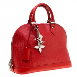 مملوكة مسبقًا حقيبة لوي فيتون ألما جلد أيبي فوشيا PM