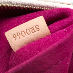 مملوكة مسبقًا Louis Vuitton White Monogram Multicolore Limited Edition Fringe Speedy 25