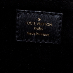 Pre Owned Louis Vuitton Black Veau Cachemire Leather W PM Bag