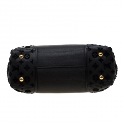 Louis Vuitton Black Veau Cachemire Leather W PM Bag