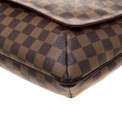 Louis Vuitton Damier Ebene Canvas Musette Messenger Bag