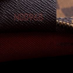 Pre Owned Louis Vuitton Damier Ebene Canvas Trousse Pochette Bag