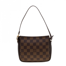Pre Owned Louis Vuitton Damier Ebene Canvas Trousse Pochette Bag