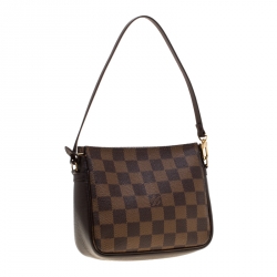 Pre Owned Louis Vuitton Damier Ebene Canvas Trousse Pochette Bag