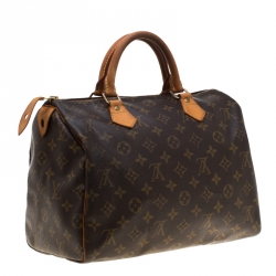 Louis Vuitton Monogram Canvas and Leather Speedy 30 Bag
