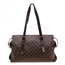 Pre Owned Louis Vuitton Damier Ebene Canvas Chelsea Bag
