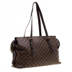 Pre Owned Louis Vuitton Damier Ebene Canvas Chelsea Bag
