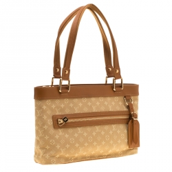 Louis Vuitton Beige Monogram Mini Lin Lucille PM TST Bag