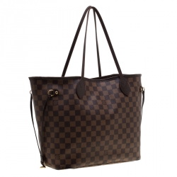 Louis Vuitton Damier Ebene Canvas Neverfull MM Bag
