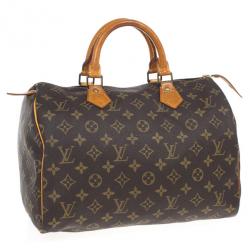 Pre Owned Louis Vuitton Monogram Speedy 30