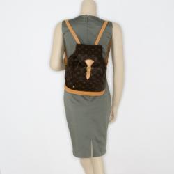 Pre Owned Louis Vuitton Monogram Canvas Montsouris MM Backpack Bag