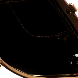 Pre Owned Louis Vuitton Amarante Monogram Vernis Brea MM Bag