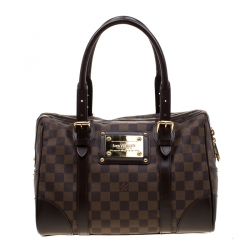 Pre Owned Louis Vuitton Damier Ebene Canvas Berkeley Bag